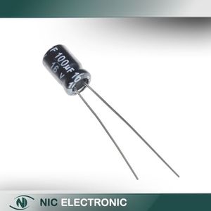 خازن الکترولیتی 100UF/16V-5X7-105C-BLACK