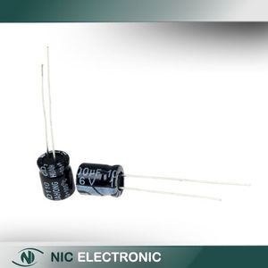 خازن الکترولیتی 100UF16V-6.3X7-105C-BLACK