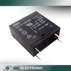 رله 5V کتابی 4 پایه ژاپنی مارک OEG کد SDT-S-105LMR