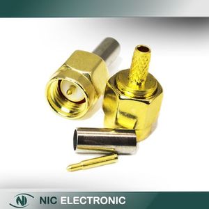 تبدیل RF MALE SMA CONNECTOR FOR CABLE RG-174