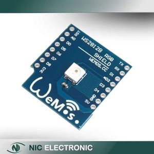 شیلد LED RGB برد Wemos Mini D1
