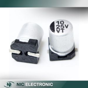 خازن الکترولیت اس ام دی 10UF/25V SMD (4X5.4MM)