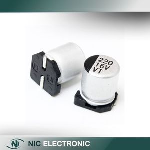 خازن الکترولیت اس ام دی 220UF/16V SMD (6.3X7.7MM)