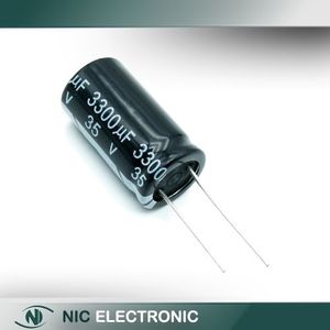 خازن الکترولیتی 3300UF35V-16X25-105C-BLACK