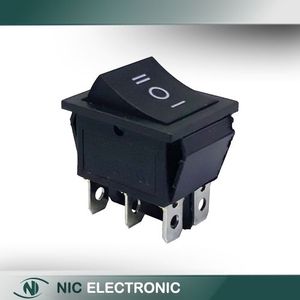 کلید راکر ROCKER SWITCH 6P 3C (KCD4-203) BRASS