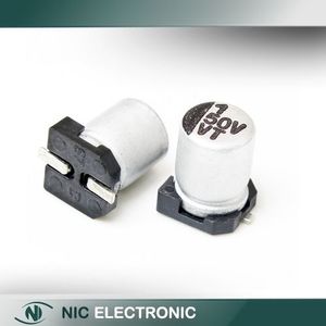 خازن الکترولیت اس ام دی 1UF/50V SMD (4X5.4MM)