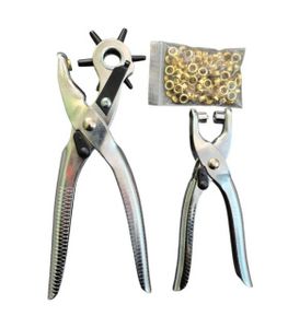 ست 2 عددی انبر سوراخ کن، پانچ و پرچ حلقه چرم VISKING مدل DK-010