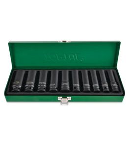 جعبه بکس 10 پارچه بلند فشارقوی درایو 1/2 اینچ تاپ تول TOPTUL مدل GDAD1002