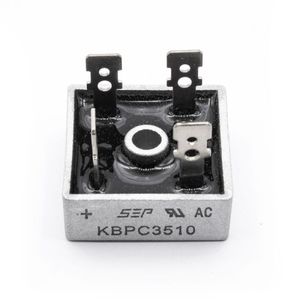 پل دیود مربعی فلزی 1000V / 35A مدل KBPC3510