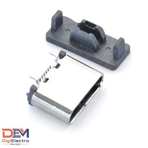 سوکت USB Type-C ایستاده 16 پین - دیجی الکترو مارکت
