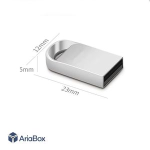 جعبه فلش مموری usb مدل ABU808-A1 با ابعاد 5×12×23 میلی متر