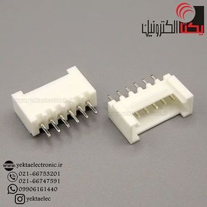 کانکتور مینیاتوری قفل دار (HY) نری صاف 6 پین (2 میلی متری)