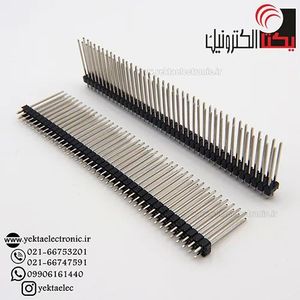 پین هدر نری صاف پایه بلند 23 میلیمتر 40*2 پین 2.54 میلیمتر