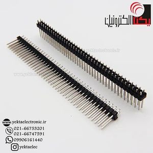 پین هدر نری صاف پایه بلند 15 میلیمتر 40*2 پین 2.54 میلیمتر
