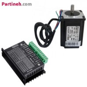 استپر موتور نما 23 گشتاور 22kg.cm مدل 57HS82 به همراه درایور مدل tb6600 ساخت چین