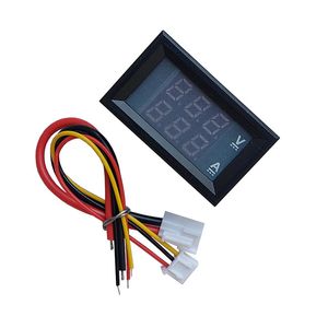 نمایشگر ولتاژ و آمپر جریان DC (قرمز - آبی)