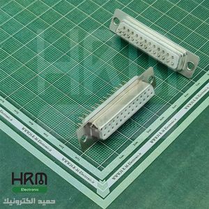 دی کانکتور روبردی صاف مادگی 25 پین