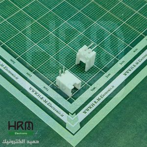 کانکتور مینیاتوری قفلدار HY نری 2 پین رایت تک ردیفِ (2mm)