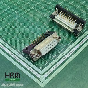 کانکتور DB15 مادگی رایت‌ روبردی صنعتی 15 پین