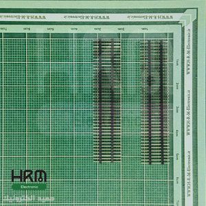 پین‌هدر نری 40*1 پین صاف پایه‌بلند (1.27mm)