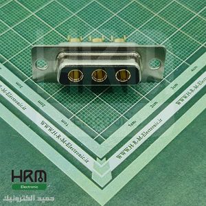 دی کانکتور پاور 3W3 مادگی ‌‌(با محفظهٔ لحیم)