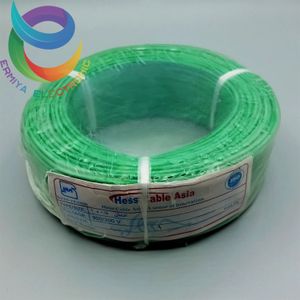 سیم افشان 1*0/5 سبز حلقه 100متری تمام مس حس کابل
