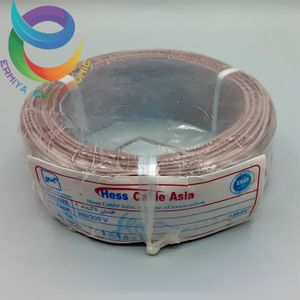 سیم افشان 1*0/25 قهوه ای حلقه 100متری تمام مس حس کابل