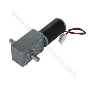 موتور دی سی ZWL-31ZY گیربکس دار دو سر شفت (12V_10RPM)