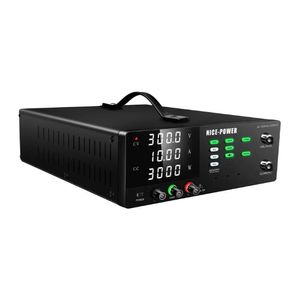 منبع تغذیه آزمایشگاهی متغیر 300 ولت 10 آمپر (300V-10A) NICE-POWER R-SPS30010S-232