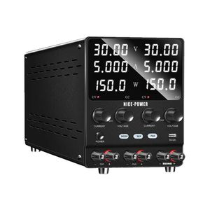 منبع تغذیه 2 کاناله 30 ولت 5 آمپر نایس پاور (NICE-POWER SPS305-2KD (30V-5A