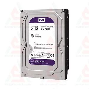هارد دیسک اینترنال 3 ترابایت وسترن دیجیتال بنفش| ابزاراسمارت