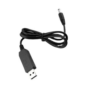 کابل USB به DC افزاینده ولتاژ با خروجی 12 ولت طول 1 متر