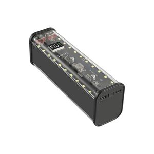 کیس پاوربانک Transparent فست شارژ 8 باتری 22.5W مدل BQ-S18PD (مشکی)