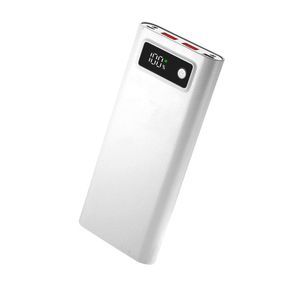 کیس پاوربانک با ظرفیت 20000mAh با درگاه Type-C ،Micro و USB فست شارژ (سفید)