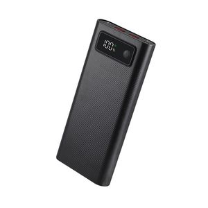 کیس پاوربانک با ظرفیت 20000mAh با درگاه Type-C ،Micro و USB فست شارژ (مشکی)