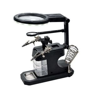 گیره مونتاژ ذره بین دار و پایه هویه مدل TE-803