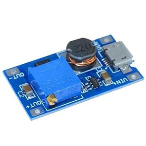 ماژول مبدل افزاینده ولتاژ MT3608 با ورودی میکرو USB