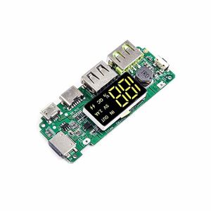 شارژر و بوستر با نمايشگر Micro/Type-C QC 2.4A