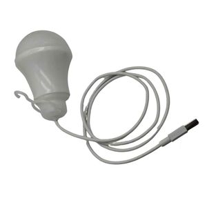 لامپ یو اس بی USB دار 5 وات مسافرتی کابل1متری