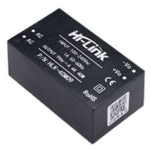 منبع تغذیه AC TO DC 220V TO 9V 4.4A HLK-40M09 - فروشگاه قطعات الکترونیک میکرونور