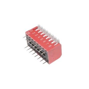 8KEY 16PIN دیپ سوئیچ پیانویی 8 کلید 16 پین - فروشگاه قطعات الکترونیک میکرونور
