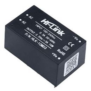 منبع تغذیه AC TO DC 220V TO 3.3V 3A HLK-10M03 - فروشگاه قطعات الکترونیک میکرونور