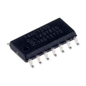 آیسی IC 74HC125D - فروشگاه قطعات الکترونیک میکرونور
