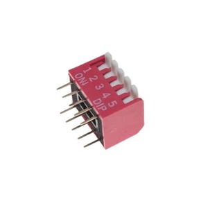 5KEY 10PIN دیپ سوئیچ پیانویی 5 کلید 10 پین - فروشگاه قطعات الکترونیک میکرونور