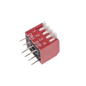 4KEY 8PIN دیپ سوئیچ پیانویی 4 کلید 8 پین - فروشگاه قطعات الکترونیک میکرونور