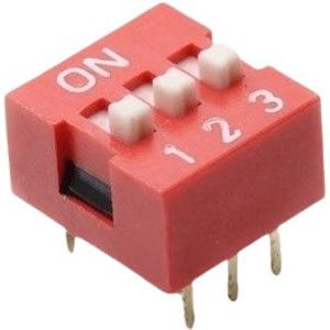 3KEY 6PIN دیپ سوئیچ 3 کلید 6 پین - فروشگاه قطعات الکترونیک میکرونور