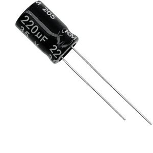 CAP 220UF 35V BLACK خازن الکترولیت دیپ - فروشگاه قطعات الکترونیک میکرونور