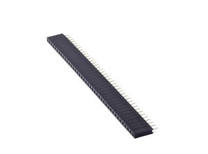 PIN HEADER 1×40 پین هدر مادگی صاف مس - فروشگاه قطعات الکترونیک میکرونور