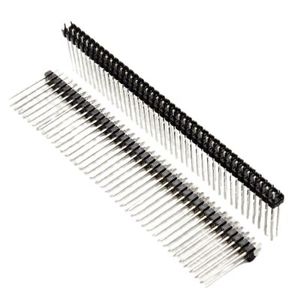 PIN HEADER 2×40 17MM پین هدر نر صاف مس - فروشگاه قطعات الکترونیک میکرونور