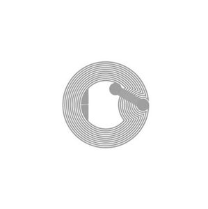 تگ NFC پشت برچسب دار (لیبل) گرد سکه‌ای فرکانس 13.56 قطر 25mm